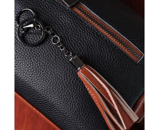 Купить Сумка для женщин на каждый день из натуральной кожи Vintage 22588 Черный, фото , изображение 13, характеристики, отзывы