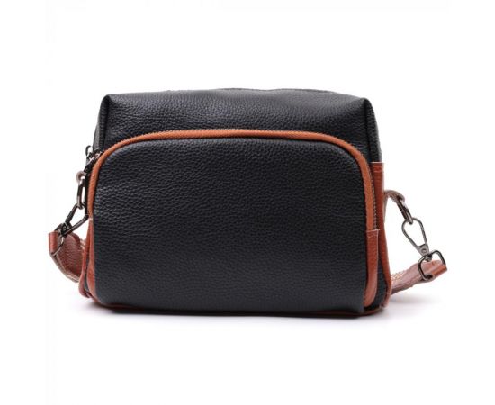 Купить Сумка для женщин на каждый день из натуральной кожи Vintage 22588 Черный, фото , изображение 5, характеристики, отзывы