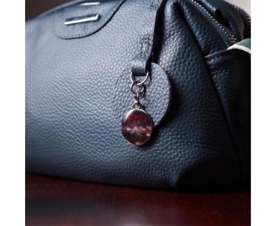 Купить Отменная сумка на каждый день с двумя отделениями из натуральной кожи Vintage 22595 Синяя, фото , изображение 13, характеристики, отзывы