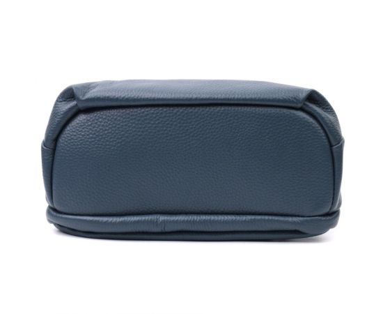Купить Отменная сумка на каждый день с двумя отделениями из натуральной кожи Vintage 22595 Синяя, фото , изображение 6, характеристики, отзывы