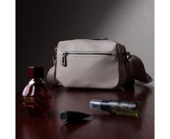 Придбати Женская сумка на одно отделение из натуральной кожи Vintage 22602 Белая, image , зображення 12, характеристики, відгуки