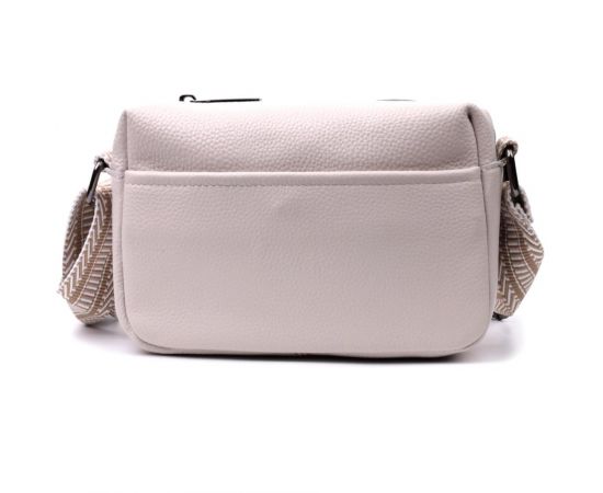 Придбати Женская сумка на одно отделение из натуральной кожи Vintage 22602 Белая, image , зображення 5, характеристики, відгуки