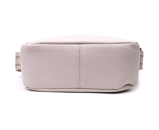 Придбати Женская сумка на одно отделение из натуральной кожи Vintage 22602 Белая, image , зображення 6, характеристики, відгуки