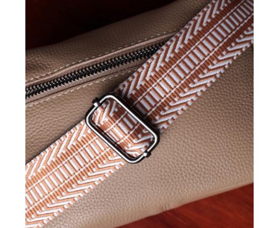 Купить Небольшая сумка на одно отделение для стильных женщин из натуральной кожи Vintage 22604 Бежевая, фото , изображение 14, характеристики, отзывы