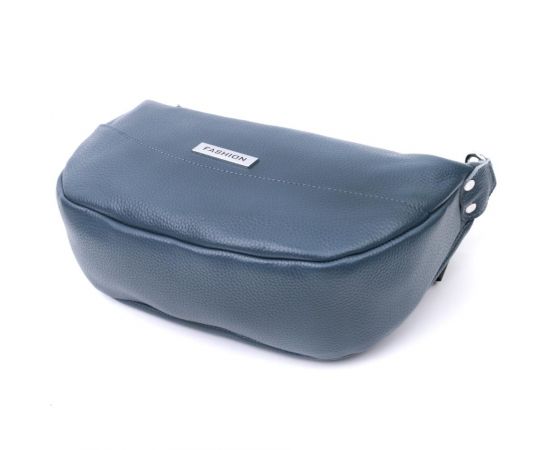 Купить Сумка для женщин через плечо с необычным бегунком брелком из натуральной кожи Vintage 22617 Синяя, фото , изображение 7, характеристики, отзывы