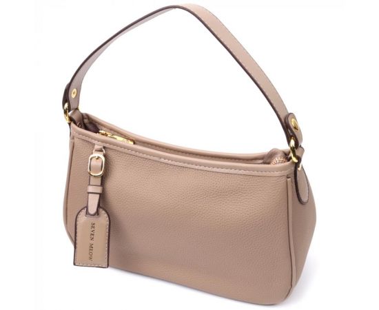 Купить Женская сумка с двумя съемными ручками из натуральной кожи Vintage 22632 Бежева, фото , характеристики, отзывы