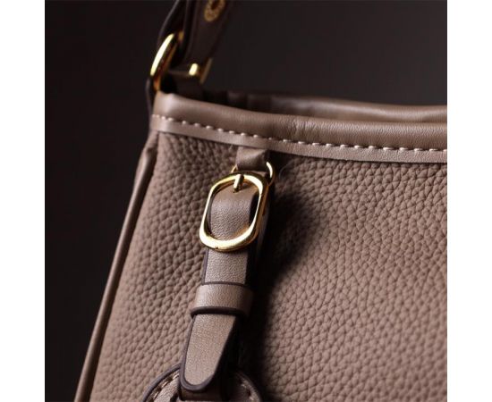 Купить Женская сумка с двумя съемными ручками из натуральной кожи Vintage 22632 Бежева, фото , изображение 13, характеристики, отзывы