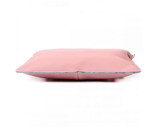 Придбати Красивая женская сумка-клатч с двумя ремнями из натуральной кожи Vintage 22644 Розовая, image , зображення 6, характеристики, відгуки