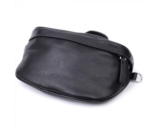 Купить Женская сумка через плечо в классическом цвете из натуральной кожи Vintage 22655 Черный, фото , изображение 5, характеристики, отзывы