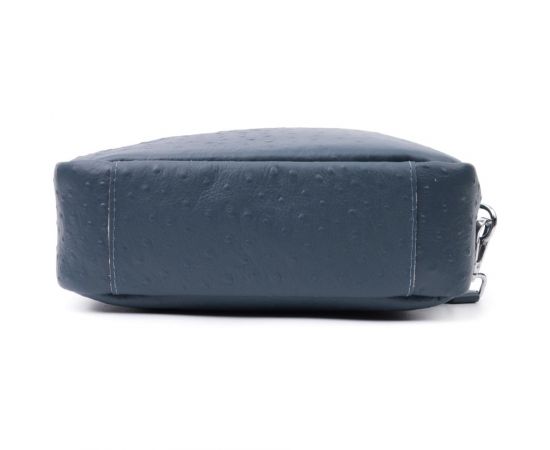 Придбати Интересная сумка для женщин из фактурной натуральной кожи Vintage 22661 Синяя, image , зображення 6, характеристики, відгуки