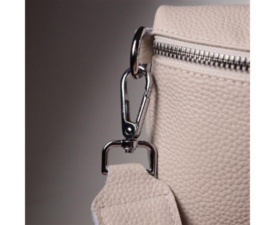 Купить Кожаная сумка для женщин через плечо с мини кошельком Vintage 22664 Белая, фото , изображение 12, характеристики, отзывы