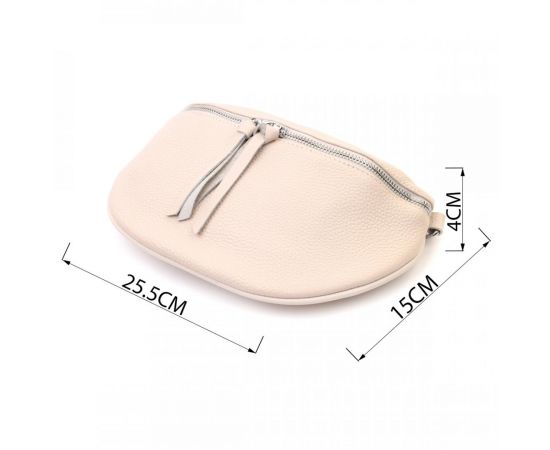 Купить Кожаная сумка для женщин через плечо с мини кошельком Vintage 22664 Белая, фото , изображение 3, характеристики, отзывы