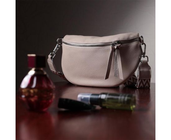 Купить Кожаная сумка для женщин через плечо с мини кошельком Vintage 22664 Белая, фото , изображение 10, характеристики, отзывы