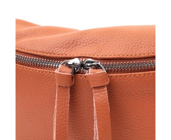 Купить Кожаная стильная сумка для женщин через плечо с мини кошельком Vintage 22665 Рыжая, фото , изображение 5, характеристики, отзывы