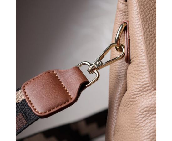 Придбати Деловая сумка для женщин с короткой ручкой из натуральной кожи Vintage 22668 Коричневая, image , зображення 12, характеристики, відгуки