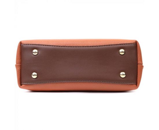 Придбати Элегантная сумка для женщин с короткой ручкой из натуральной кожи Vintage 22669 Рыжая, image , зображення 6, характеристики, відгуки