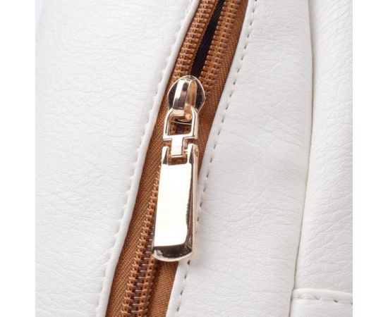 Купить Топовая слинг сумка для женщин из экокожи Vintage 22746 Белый, фото , изображение 5, характеристики, отзывы