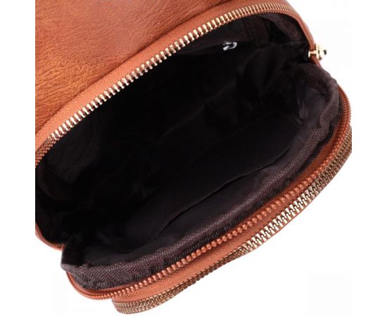 Купить Интересная слинг сумка для женщин из экокожи Vintage 22749 Рыжий, фото , изображение 7, характеристики, отзывы