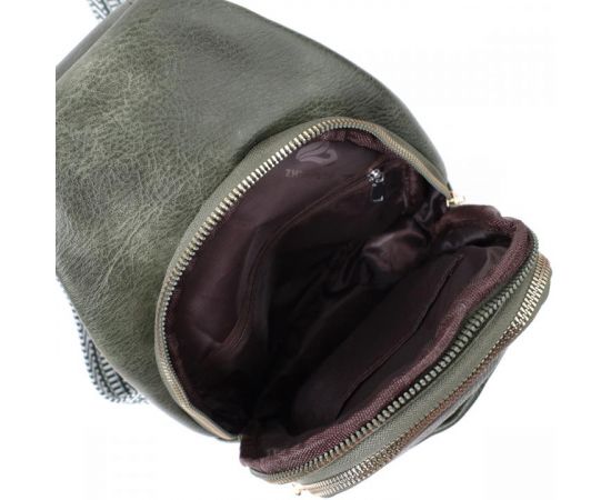 Купить Удобная женская сумка с одной лямкой через плечо из экокожи Vintage 22756 Зеленый, фото , изображение 7, характеристики, отзывы