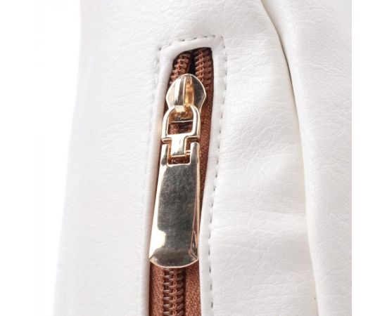 Купить Стильная женская сумка с одной лямкой через плечо из экокожи Vintage 22757 Белый, фото , изображение 5, характеристики, отзывы