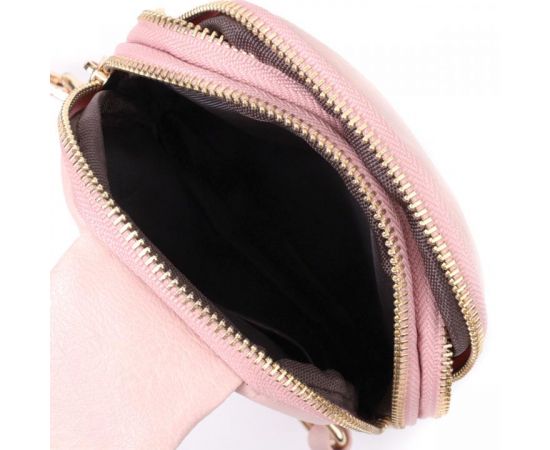 Купить Маленькая женская сумка через плечо из экокожи Vintage 22782 Розовый, фото , изображение 7, характеристики, отзывы