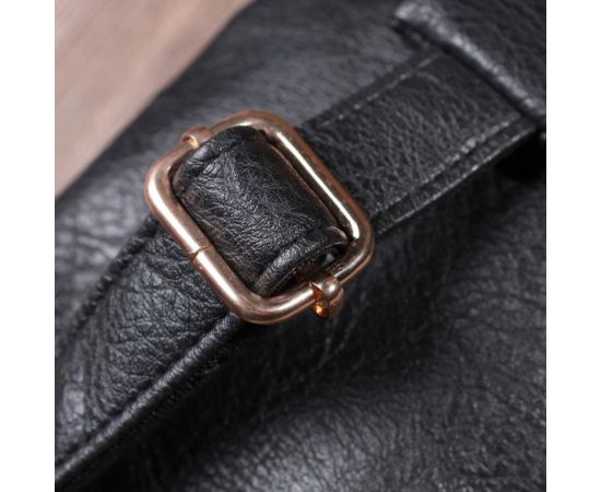 Купить Небольшая женская сумка через плечо на два отделения из экокожи Vintage 22784 Черный, фото , изображение 11, характеристики, отзывы