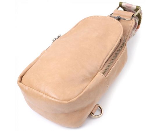 Купить Сумка через плечо для женщин из экокожи Vintage 22790 Светло-коричневый, фото , изображение 5, характеристики, отзывы