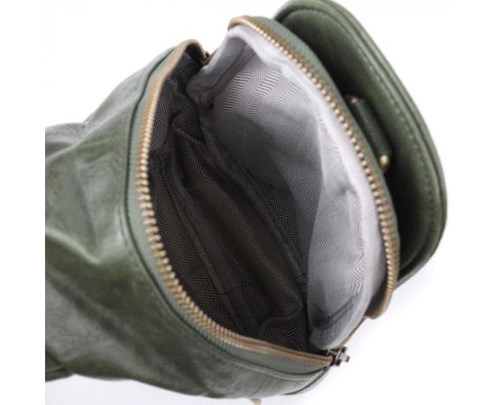 Купить Красивая сумка через плечо в модном цвете из экокожи Vintage 22791 Зеленый, фото , изображение 6, характеристики, отзывы