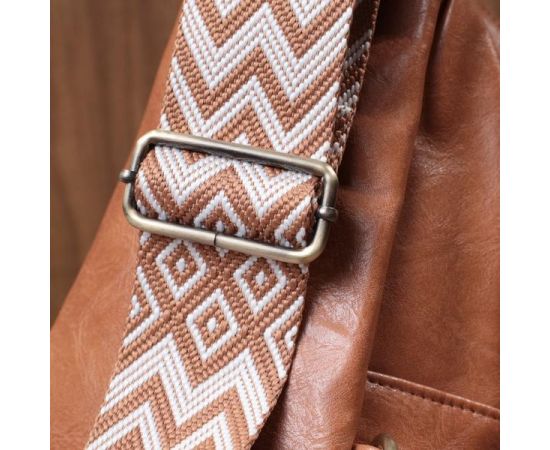 Купить Интересная сумка через плечо в модном цвете из экокожи Vintage 22793 Рыжий, фото , изображение 11, характеристики, отзывы