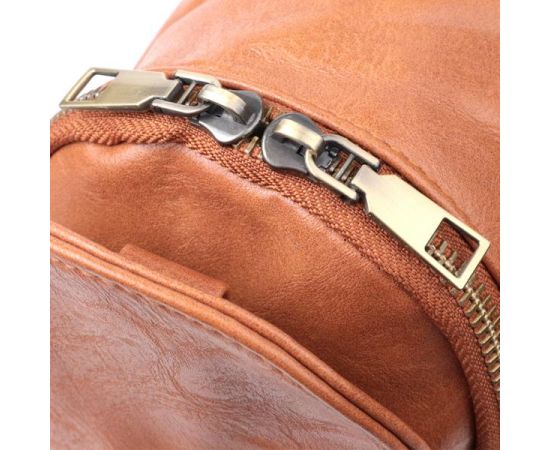 Купить Интересная сумка через плечо в модном цвете из экокожи Vintage 22793 Рыжий, фото , изображение 6, характеристики, отзывы