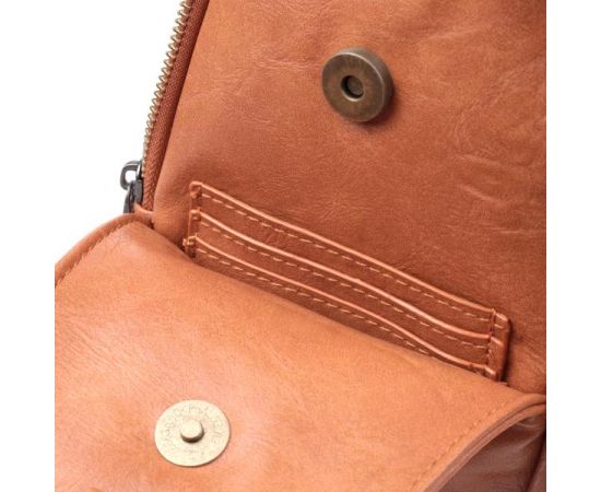 Купить Интересная сумка через плечо в модном цвете из экокожи Vintage 22793 Рыжий, фото , изображение 7, характеристики, отзывы