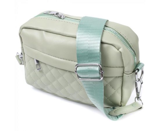 Купить Стильная женская сумка кросс-боди с монетницей из экокожи Vintage 22797 Фисташковый, фото , характеристики, отзывы