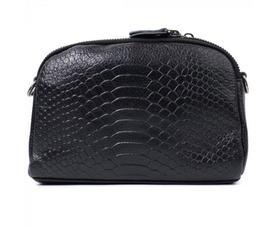 Купить Компактная сумка для женщин на два отделения из натуральной кожи Vintage 22799 Черный, фото , изображение 7, характеристики, отзывы