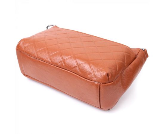 Купить Сумка для женщин среднего размера на три отделения из натуральной кожи Vintage 22804 Рыжий, фото , изображение 7, характеристики, отзывы