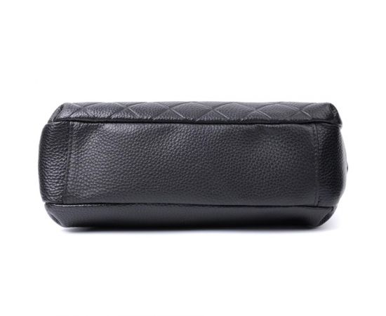 Купить Элегантная сумка для женщин на три отделения из натуральной кожи Vintage 22805 Черный, фото , изображение 7, характеристики, отзывы