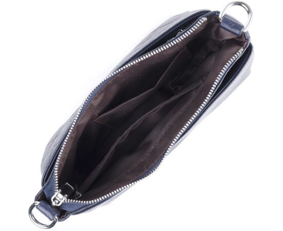 Купить Надежная сумка для женщин на три отделения из натуральной кожи Vintage 22806 Синий, фото , изображение 7, характеристики, отзывы