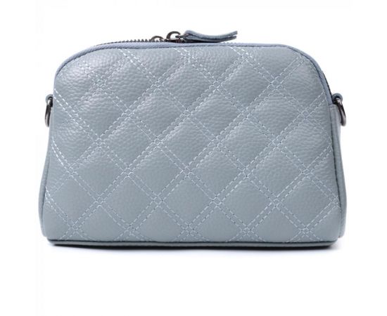 Придбати Элегантная женская сумка прошита ромбами на лицевой стороне из натуральной кожи Vintage 22808 Синий, image , зображення 5, характеристики, відгуки