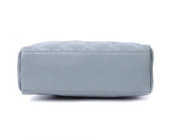 Придбати Элегантная женская сумка прошита ромбами на лицевой стороне из натуральной кожи Vintage 22808 Синий, image , зображення 6, характеристики, відгуки