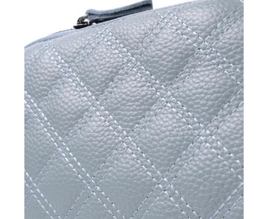 Придбати Элегантная женская сумка прошита ромбами на лицевой стороне из натуральной кожи Vintage 22808 Синий, image , зображення 9, характеристики, відгуки