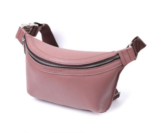 Купить Интересная бананка для женщин из натуральной кожи GRANDE PELLE 22816 Бежевый, фото , характеристики, отзывы