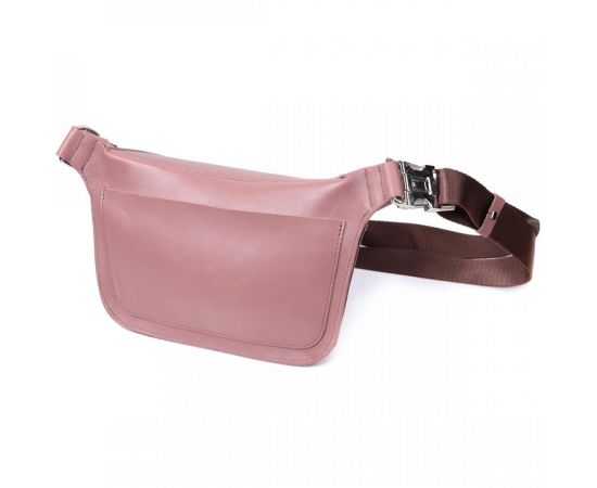 Купить Интересная бананка для женщин из натуральной кожи GRANDE PELLE 22816 Бежевый, фото , изображение 2, характеристики, отзывы