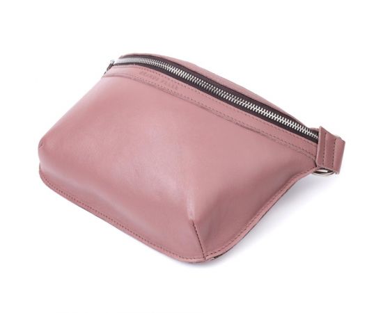 Купить Интересная бананка для женщин из натуральной кожи GRANDE PELLE 22816 Бежевый, фото , изображение 5, характеристики, отзывы