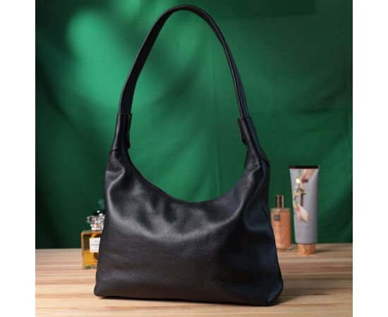 Купить Женская сумка на плечо из натуральной кожи флотар Shvigel 22827 Черная, фото , изображение 10, характеристики, отзывы