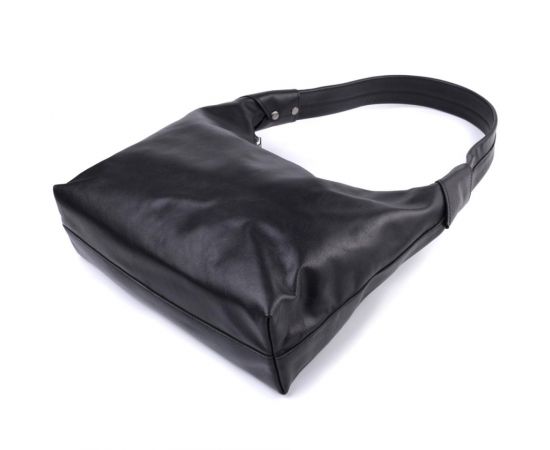 Купить Практичная женская сумка на плечо из гладкой натуральной кожи Shvigel 22828 Черная, фото , изображение 6, характеристики, отзывы