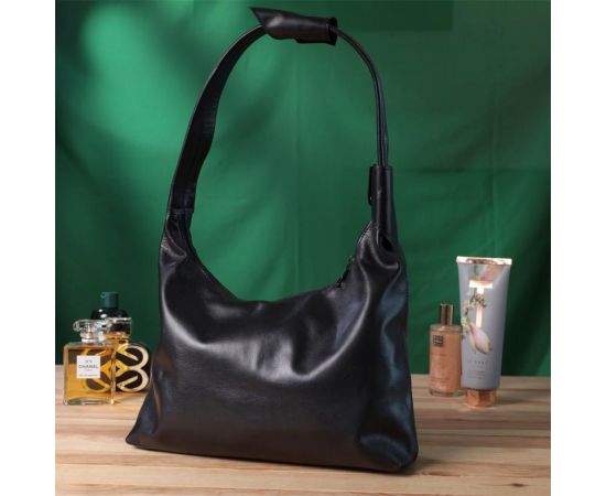 Купить Практичная женская сумка на плечо из гладкой натуральной кожи Shvigel 22828 Черная, фото , изображение 9, характеристики, отзывы