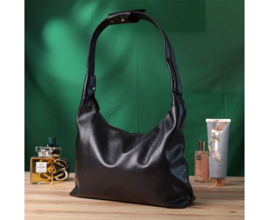 Купить Практичная женская сумка на плечо из гладкой натуральной кожи Shvigel 22828 Черная, фото , изображение 10, характеристики, отзывы