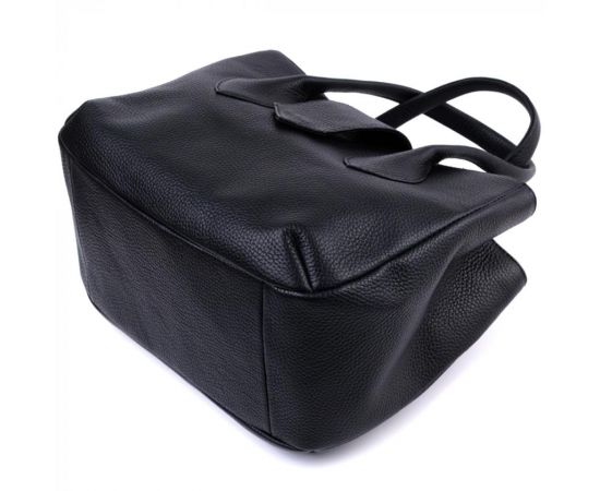 Придбати Замечательная женская сумка с двумя ручками из натуральной кожи Shvigel 22829 Черная, image , зображення 6, характеристики, відгуки