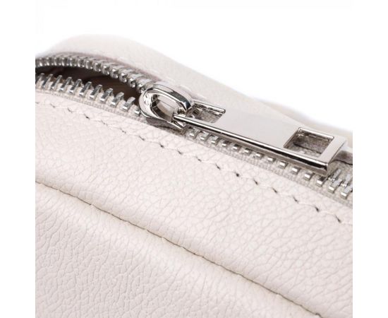 Придбати Классическая женская сумка кросс-боди из натуральной кожи Shvigel 22839 Бежевая, image , зображення 5, характеристики, відгуки