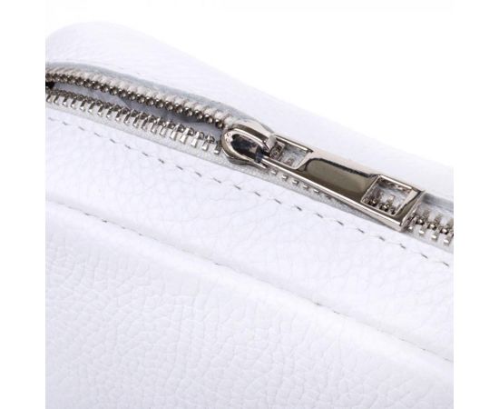 Придбати Универсальная классическая сумка кросс-боди из натуральной кожи Shvigel 22840 Белая, image , зображення 6, характеристики, відгуки