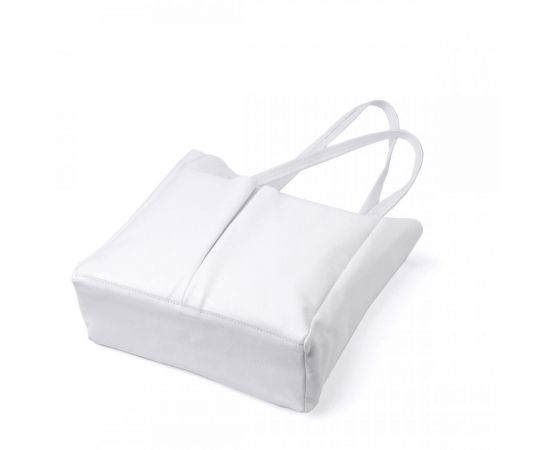 Купить Практичная сумка-шоппер из натуральной кожи Shvigel 22844 Белая, фото , изображение 8, характеристики, отзывы